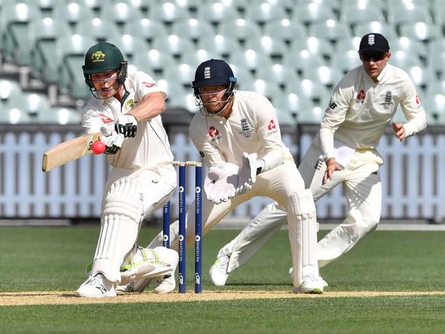 Will Pucovski playing for the CXI against England.