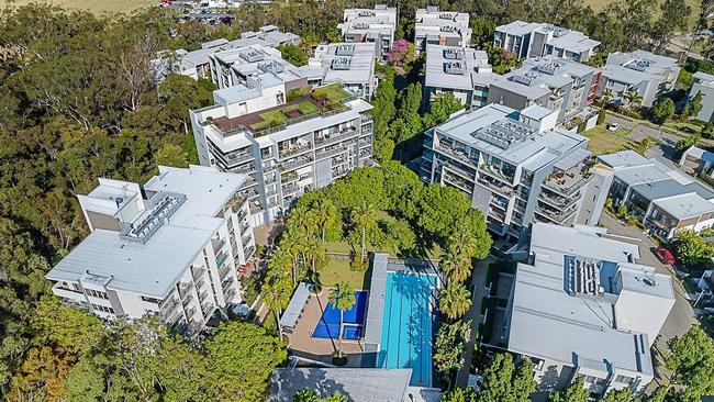 Aerial photo of Sphere Southport development