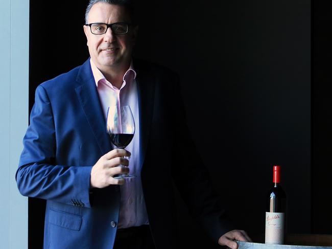 3/08/20 Treasury Wine Estates CEO Tim Ford ahead of the the annual release of the Penfolds vintage. Aaron Francis/The Australian