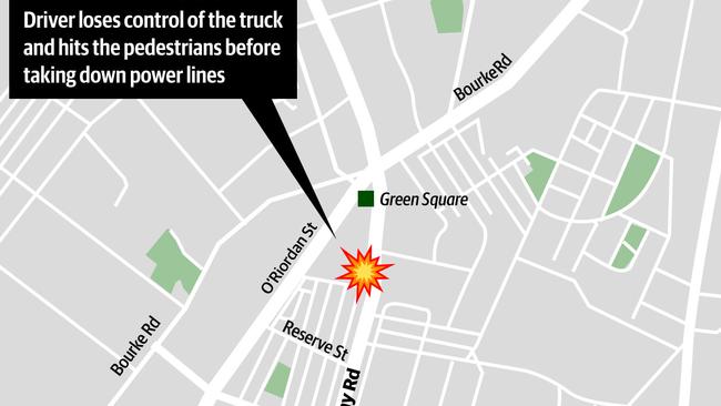 The location of the fatal accident.