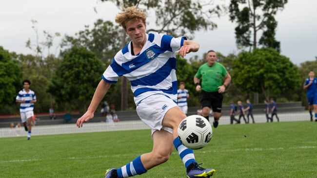 Rylan Brownlie in action for Nudgee.