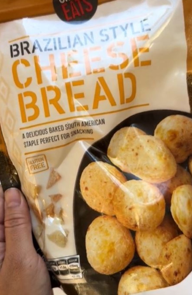 Aldi's Brazilian style cheese bread has divided shoppers. Picture: TikTok/foodstuffthings