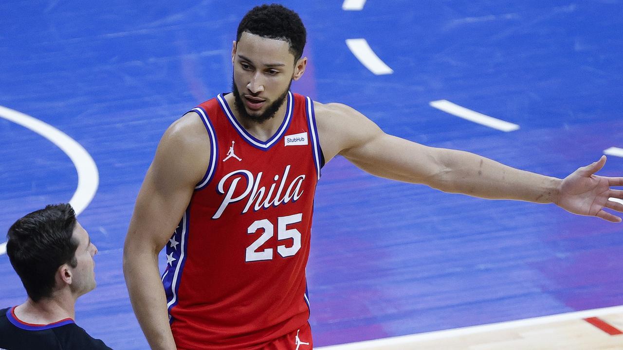 Ben Simmons is on his way out of Philadelphia. Photo: Tim Nwachukwu/Getty Images/AFP