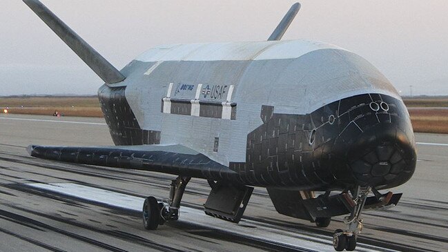 The US Airforce’s Boeing X-37B re-entry spacecraft. The new Chinese space plane may follow similar principles. Picture: Boeing