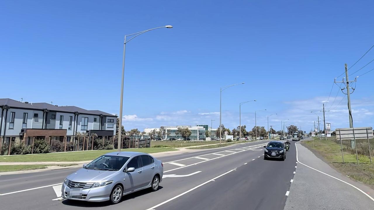 Traffic concerns grow as Ballan Rd remains single-lane each way, with major developments like Manor Lakes Park Hub expected to increase congestion in the area. Photo: Apple Maps