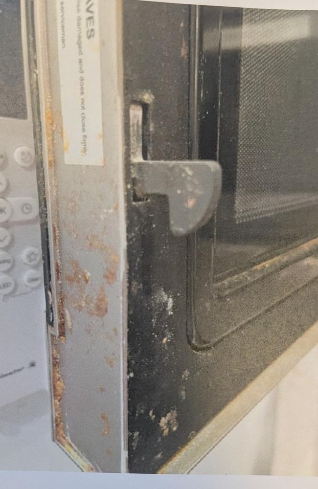 Pictures captured by City of Gold Coast Environmental Health Officers of dirty conditions inside former Mermaid Beach bakery Pane Organico. Picture: Supplied
