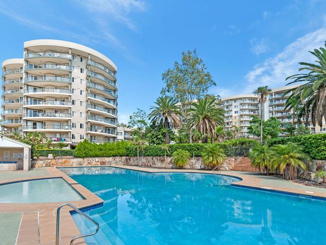 A two-bedroom unit in this Westmead complex on Bridge Rd is for sale at $559,000.