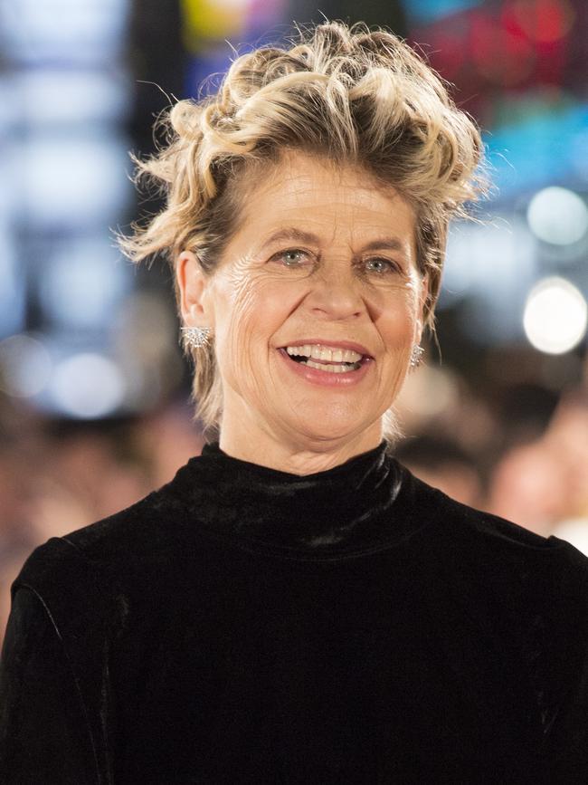 Terminator star Linda Hamilton also stars in the film. Picture: Yuichi Yamazaki/Getty Images