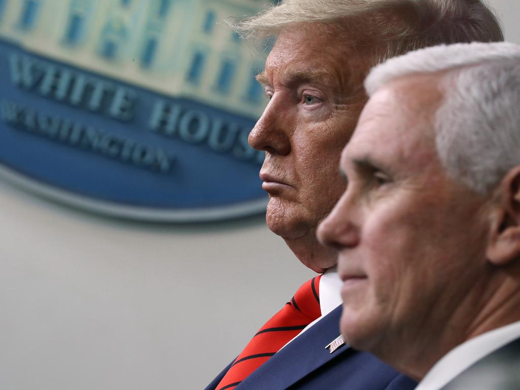 President Donald Trump and Vice President Mike Pence. Picture: Getty