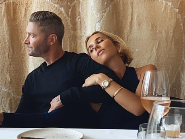 Pip Edwards and Michael Clarke pictured when they were together. Instagram