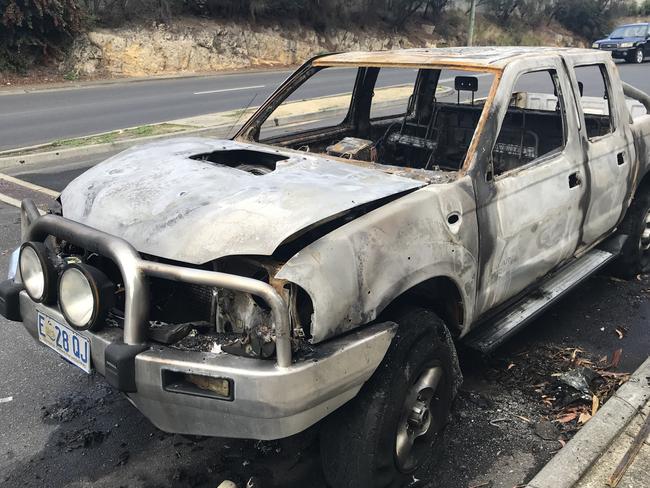 Dozens of car owners in the Blackman's Bay area had their tyres slashed last month. Picture: PATRICK GEE