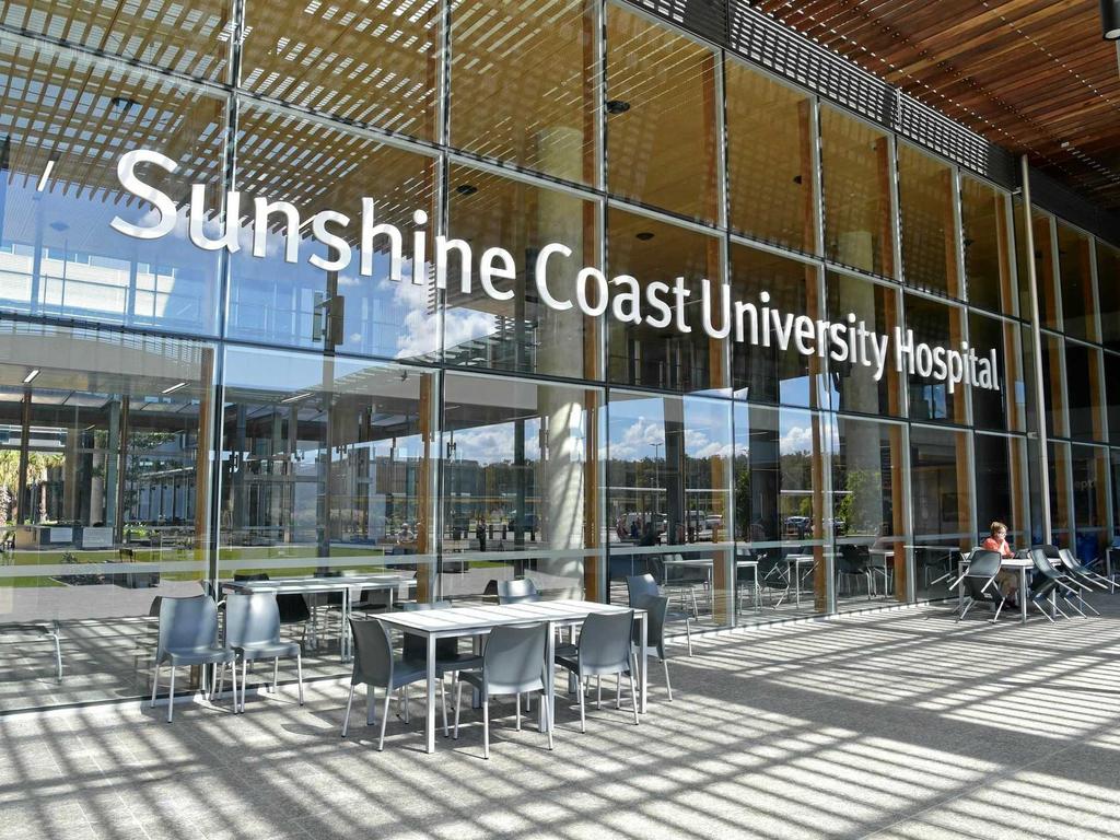 A Melbourne couple are at Sunshine Coast University Hospital after a woman tested positive to Covid-19 having left Melbourne during lockdown.