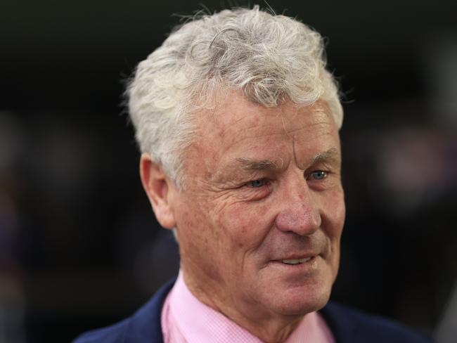 KEMBLA GRANGE, AUSTRALIA - NOVEMBER 20: Greg Hickman looks on after winning the Warra with Eleven Eleven during Sydney Racing at Kembla Grange Racecourse on November 20, 2021 in Kembla Grange, Australia. (Photo by Mark Evans/Getty Images)