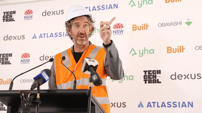 Atlassian co-founder Scott Farquhar: ‘Our research shows that tech jobs are more secure than other jobs, and that women have half the pay gap in tech compared to other high paying industries.’ Picture: NCA NewsWire / Dylan Coker