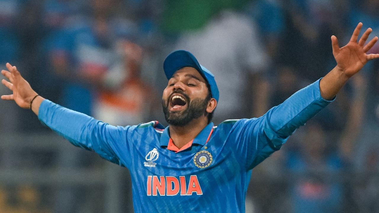 Rohit Sharma’s leadership skills have proved critical for India. (Photo by INDRANIL MUKHERJEE / AFP)