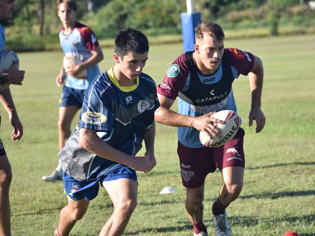 CQ Capras under-16, under-18, under-21 and senior men training at Kettle Park, Rockhampton, on December 3, 2022.