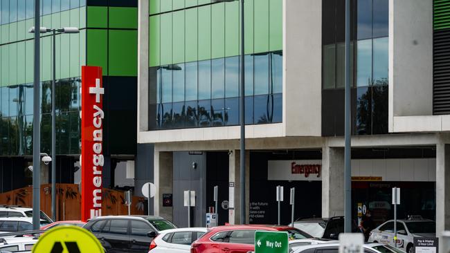 Royal Adelaide Hospital emergency department entrance. Picture: NCA NewsWire/Brenton Edwards