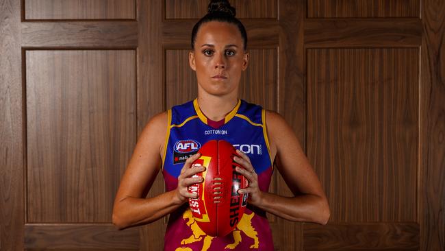 Brisbane Lions AFLW captain Emma Zielke. Picture: AAP