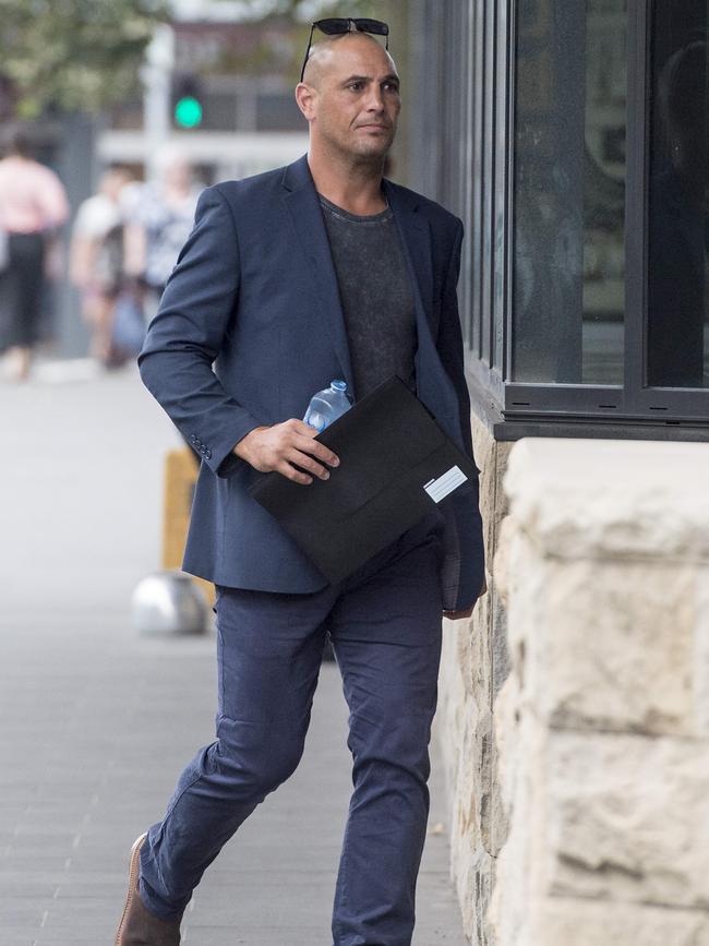 Jeremy Smith arrives at Newcastle Local Court on Friday. Picture: Troy Snook