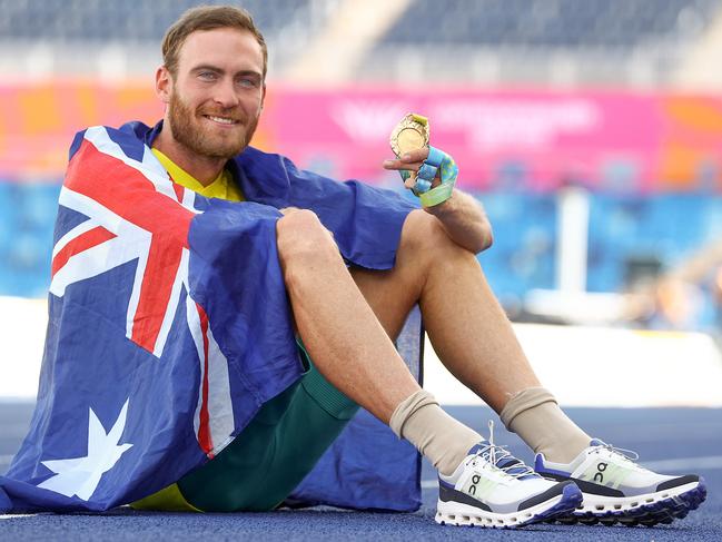 Ollie Hoare Hoare stood out at the Birmingham Commonwealth Games two years ago when he stormed down the outside to win gold. Picture: Michael Klein