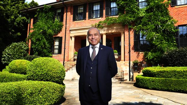 Sanjeev Gupta at his Bellevue Hill home in Sydney’s east. Picture: John Feder.