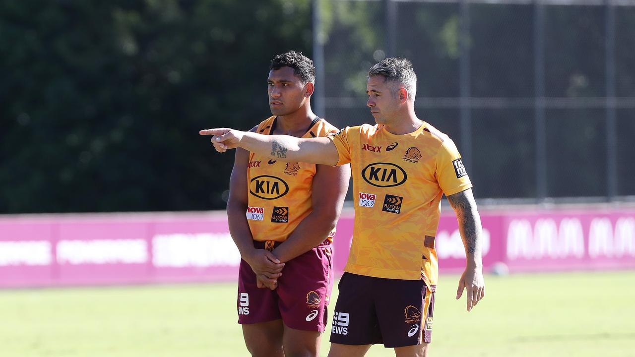 Corey Parker took Pangai Jr under his wing. Photographer: Liam Kidston