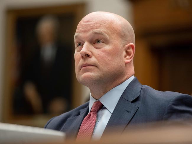 Matt Whitaker served in Trump’s last cabinet too. Picture: AFP.