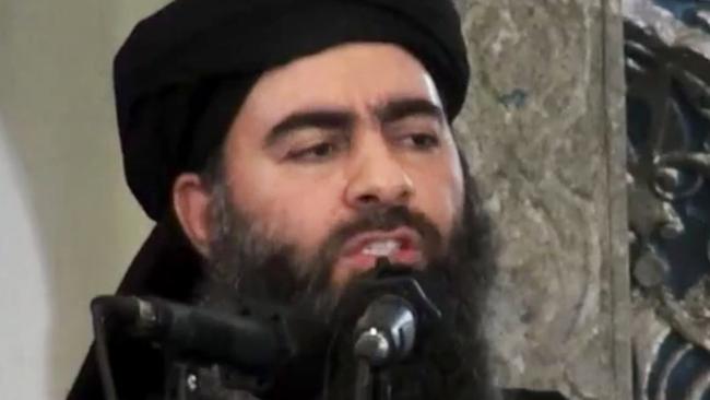 The leader of the Islamic State group, Abu Bakr al-Baghdadi, is purportedly alive. Picture: AP