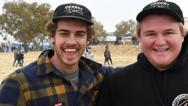 Will Peterson and Bade Freer at Finke Desert Race 2022. Picture: (A)manda Parkinson