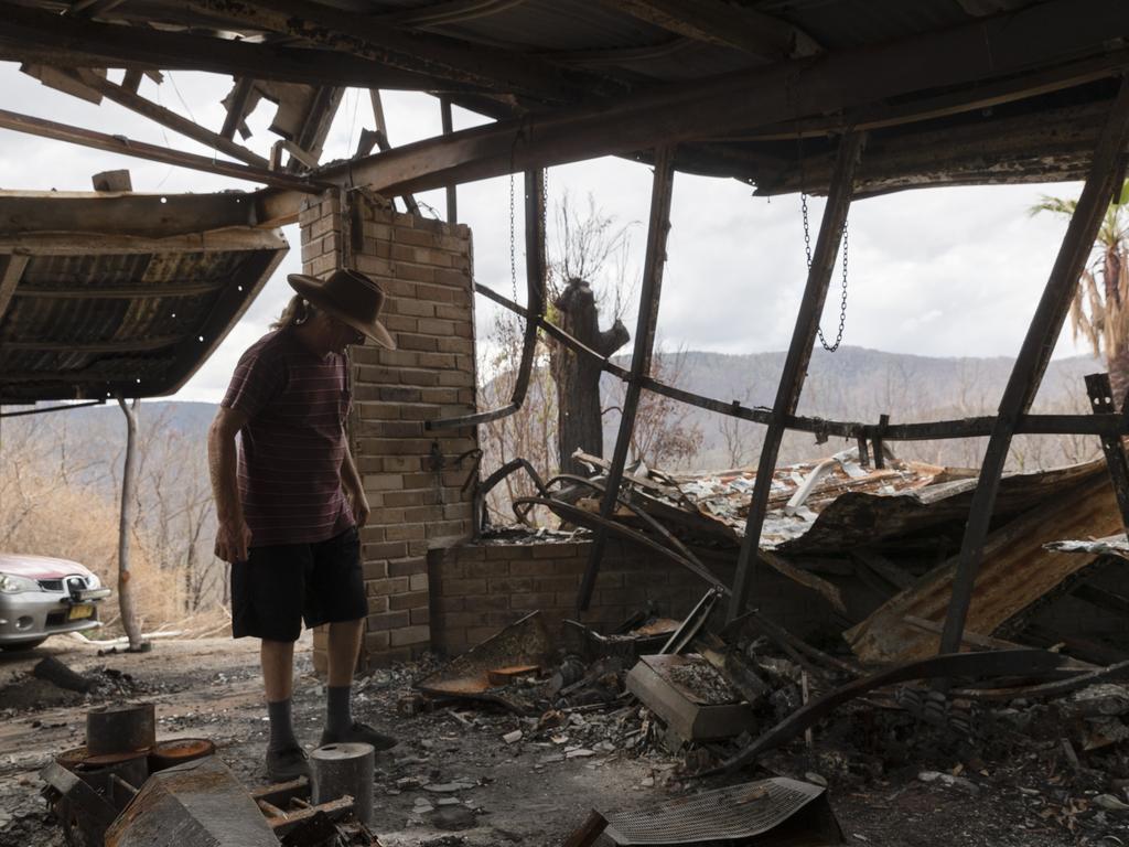 Now the fight to rebuild in fire zone