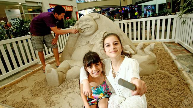 Sand Safari has helped bring families back into Surfers Paradise. Picture: Kit Wise