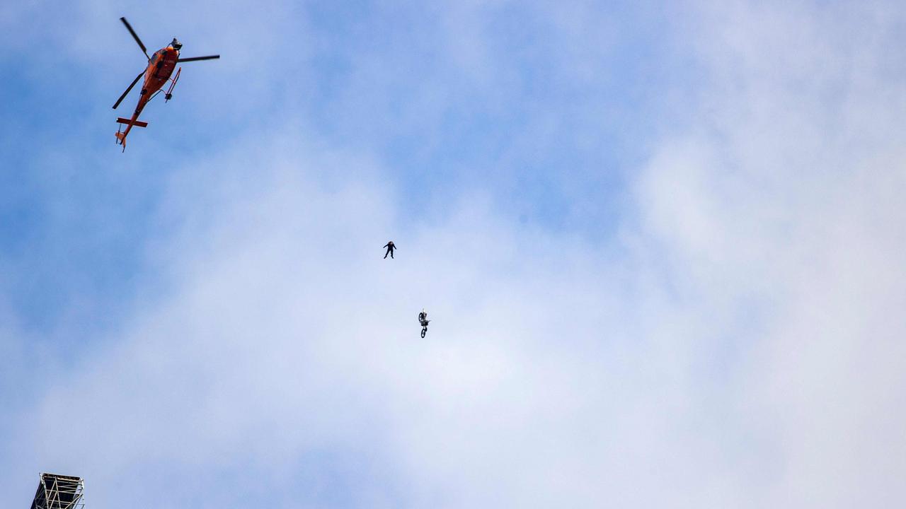 Tom Cruise’s latest stunt will make you dizzy. Picture: AFP.