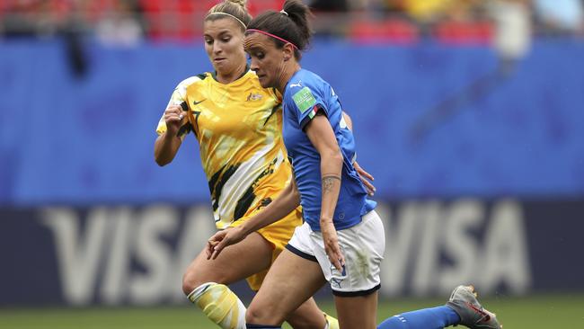 Steph Catley looks likely to move into the centre of defence.