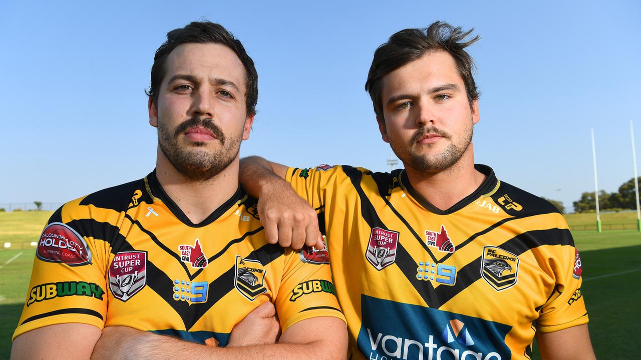 Tom and Louis Geraghty will be playing together at the Sunshine Coast Falcons.