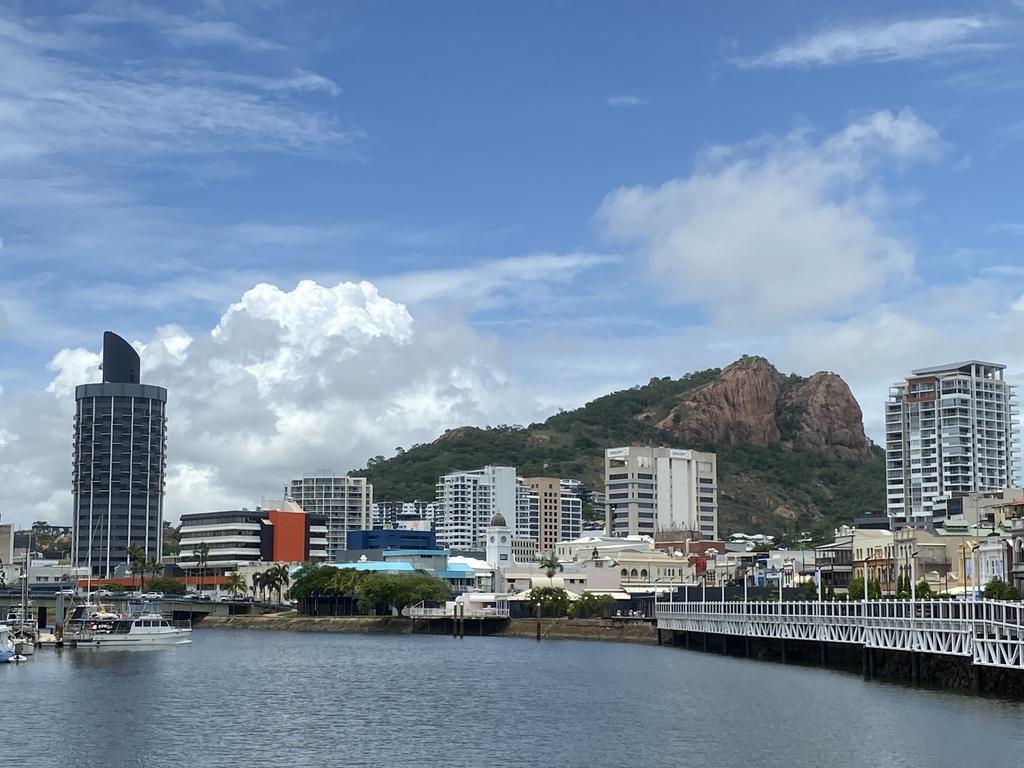 Generic view of Townsville city, Castle Hill, Ross Creek. January 2024.