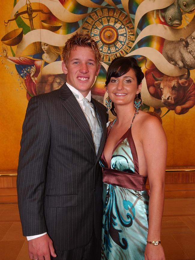 Palm Beach Currumbin High School formal at Conrad Jupiters Casino. Tauryan Zimmer and Jessica Natoli. Reporter: Ben Dillaway