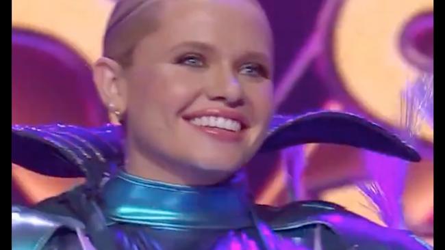 Alli Simpson has been revealed as Lightning. Picture: Channel 10