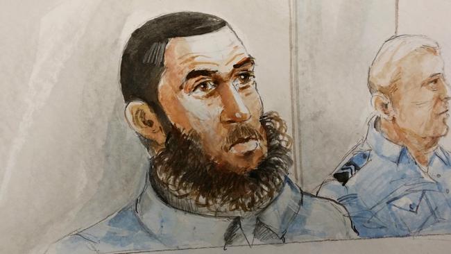 Sydney man Omarjan Azari faces Parramatta District Court today. Illustration: Bernd Heinrich