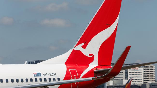 SYDNEY, AUSTRALIA - NewsWire Photos FEBRUARY 22, 2024: Generic photos of QANTAS planes at Sydney Airport today Picture: NCA NewsWire / David Swift