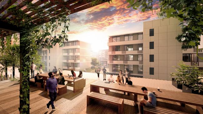 FLINDERS UNIVERSITY. Redevelopment. Flinders Village. Picture: supplied