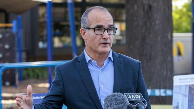 MJames Merlino revealed his boss was returning to work. Picture: NCA NewsWire / David Geraghty