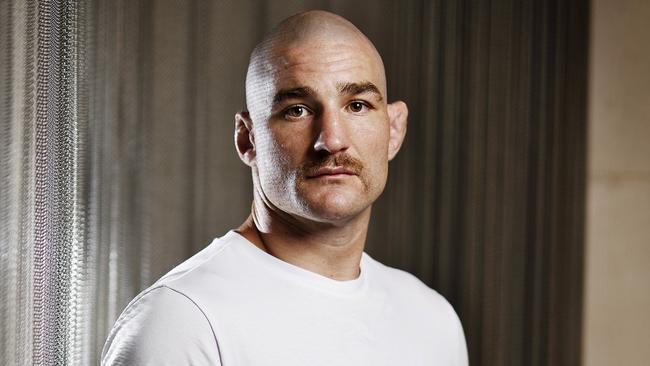 DAILY TELEGRAPH - 4.2.25UFC middleweight contender Sean Strickland pictured before he fights in the main event for the title at UFC 312 in Sydney this weekend.  Picture: Sam Ruttyn