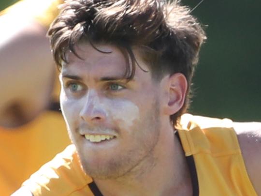 Will Day at Hawthorn pre season training at Waverley Park. Thursday, December 5. 2024. Picture: David Crosling