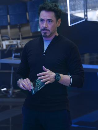 Original cast ... Robert Downey Jr as Tony Stark, aka Iron Man.