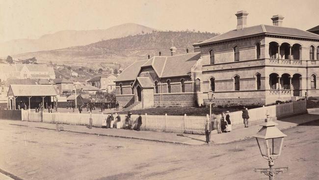 A photo dating back to the 1880s, of The Rox complex’s original site, when it was an old school house. Picture: Supplied.