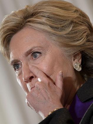 Hillary Clinton concedes, Picture: AFP
