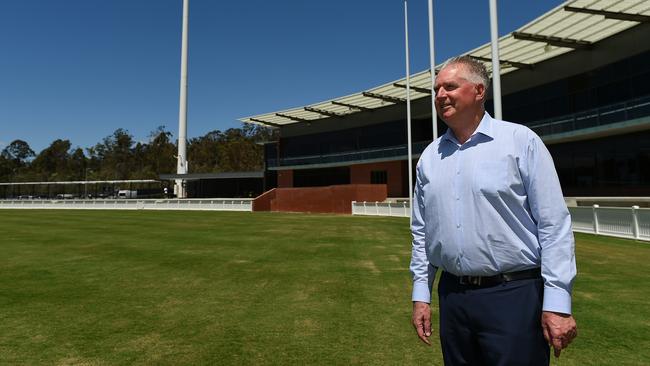 BRISBANE, AUSTRALIA - NOVEMBER 21: Brisbane Lions CEO Greg Swann is seen during a tour of Brighton Homes Arena on November 21, 2022 in Brisbane, Australia. (Photo by Albert Perez/Getty Images)