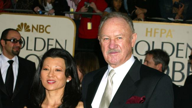 Gene Hackman and his wife Betsy Arakawa. Picture: WireImage