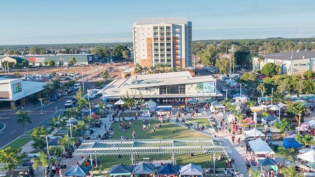 Palmerston Civic Plaza. Picture: City of Palmerston