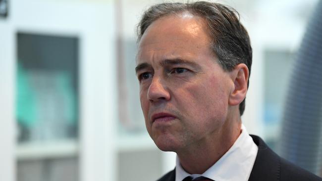 Federal Health Minister Greg Hunt. Picture: AAP